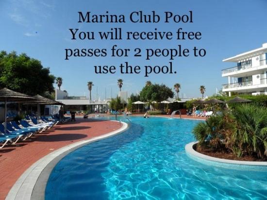 Angies Marina Apartment, Includes 2 Free Passes For The Marina Pool Apartment *